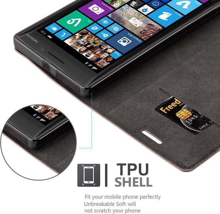 Actual product image Cadorabo Book Invisible Magnet Cover (Nokia Lumia 930, Nokia Lumia Icon 929)
