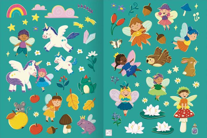 Produktbild Erstes Stickern Metallic  Feen