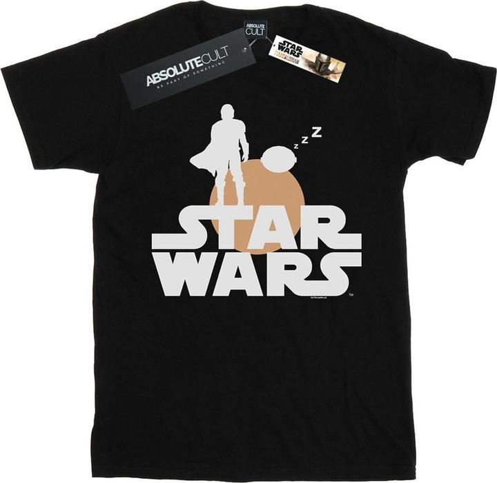 Immagine prodotto Star Wars The Mandalorian Mando And The Child Silhouette Maglietta Uomo (3XL)