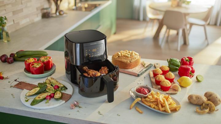 Productafbeelding Philips Friggitrice Ad Aria Multicooker 80 0gram Nieuwe LCD Display