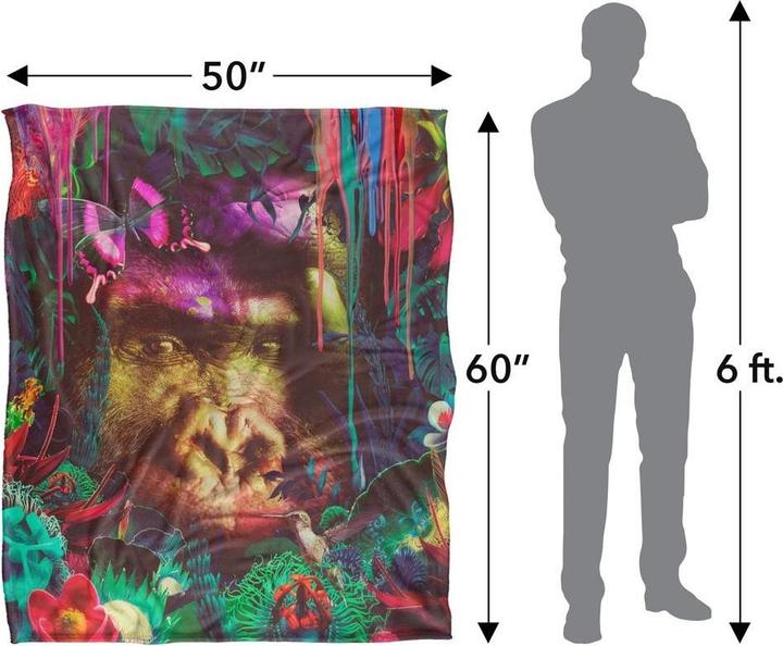 Immagine prodotto Reinders Gorilla Decke Seidig Supersoft (152 x 127 cm)