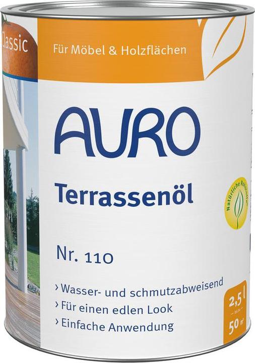 Produktbild AURO Terrassenöl 110-89 (Lärche, 2.50 l)