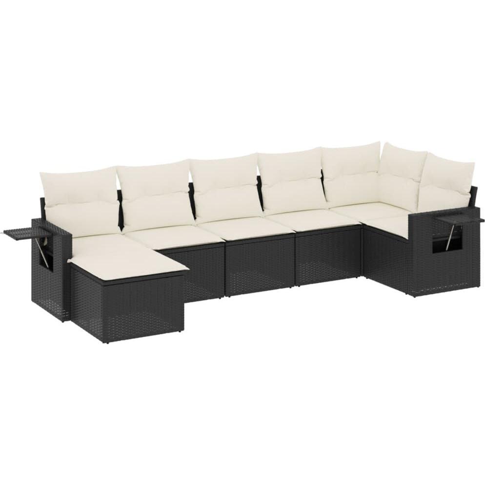 VidaXL, Gartenlounge, 10-tlg. Garten-Lounge-Set mit Kissen