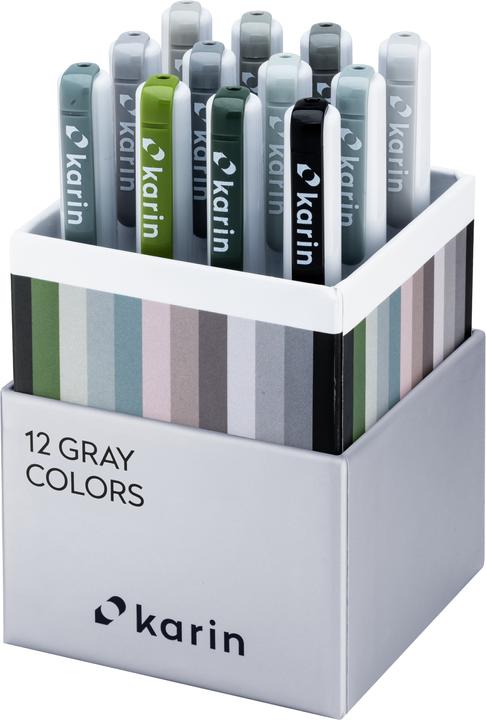 Produktbild Karin Real Brush Pen Pro 0.4mm (12x)