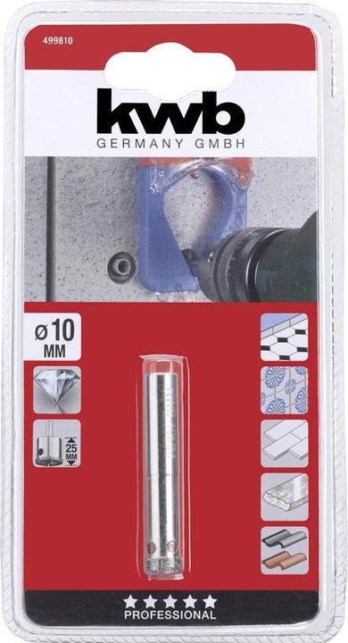 Actual product image kwb Diamond hole saw 10/25 mm (10 mm)