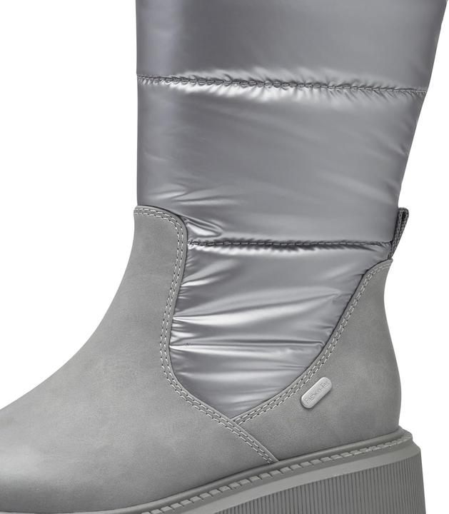 Actual product image Marco Tozzi Silver Comb Snow Boots (42)