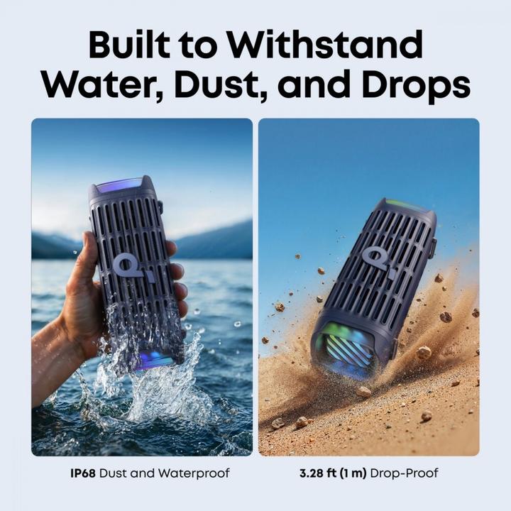 Actual product image Anker Speaker Soundcore Boom 3i Blue