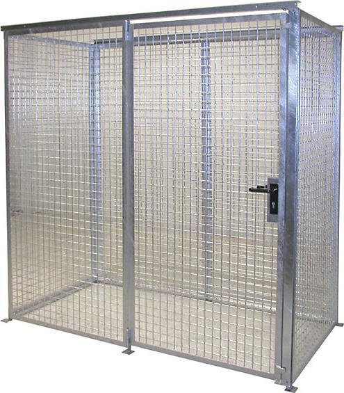 Produktbild eurokraft pro Gasflaschen-Gittercontainer