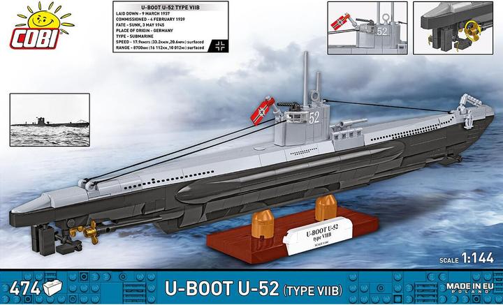 Produktbild Cobi U-Boot U-52 (Type VIIB)