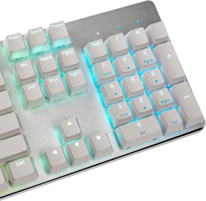 Actual product image Glorious PC Gaming Race PC Gaming Race GMMK Full Size White Ice Edition - Gateron-Brown, USA-Layout (USA, Cable)