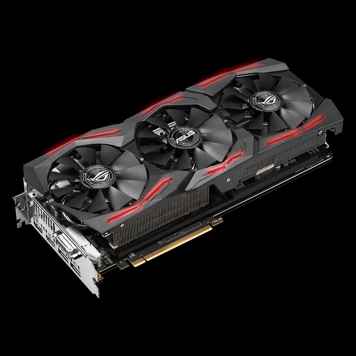 Actual product image ASUS Radeon ROG STRIX RX VEGA 64 O8G GAMING (8 GB)