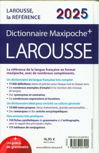 Actual product image Dictionnaire Larousse maxipoche + 2025 (French, Collectif, 2024)