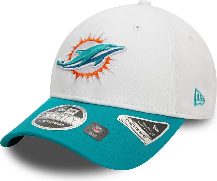Produktbild New Era 9Forty Stretch-Snap Cap - Miami Dolphins (One Size)