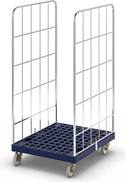 Actual product image kaiserkraft Roller container with plastic roller plate (500 kg)