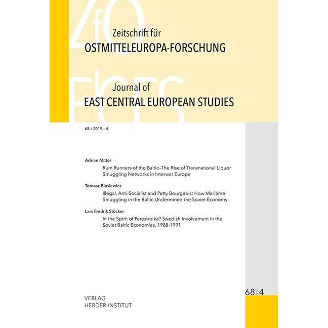 Zeitschrift für Ostmitteleuropa-Forschung (ZfO) 68/4 / Journal of East Central European Studies (JEC, Fachbücher