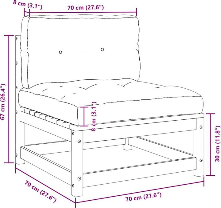 Produktbild vidaXL Everleigh