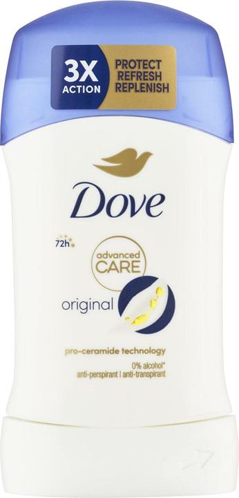 Actual product image Dove Solid Antiperspirant Advanced Care Original 50 Ml (Roll-on, 50 ml)