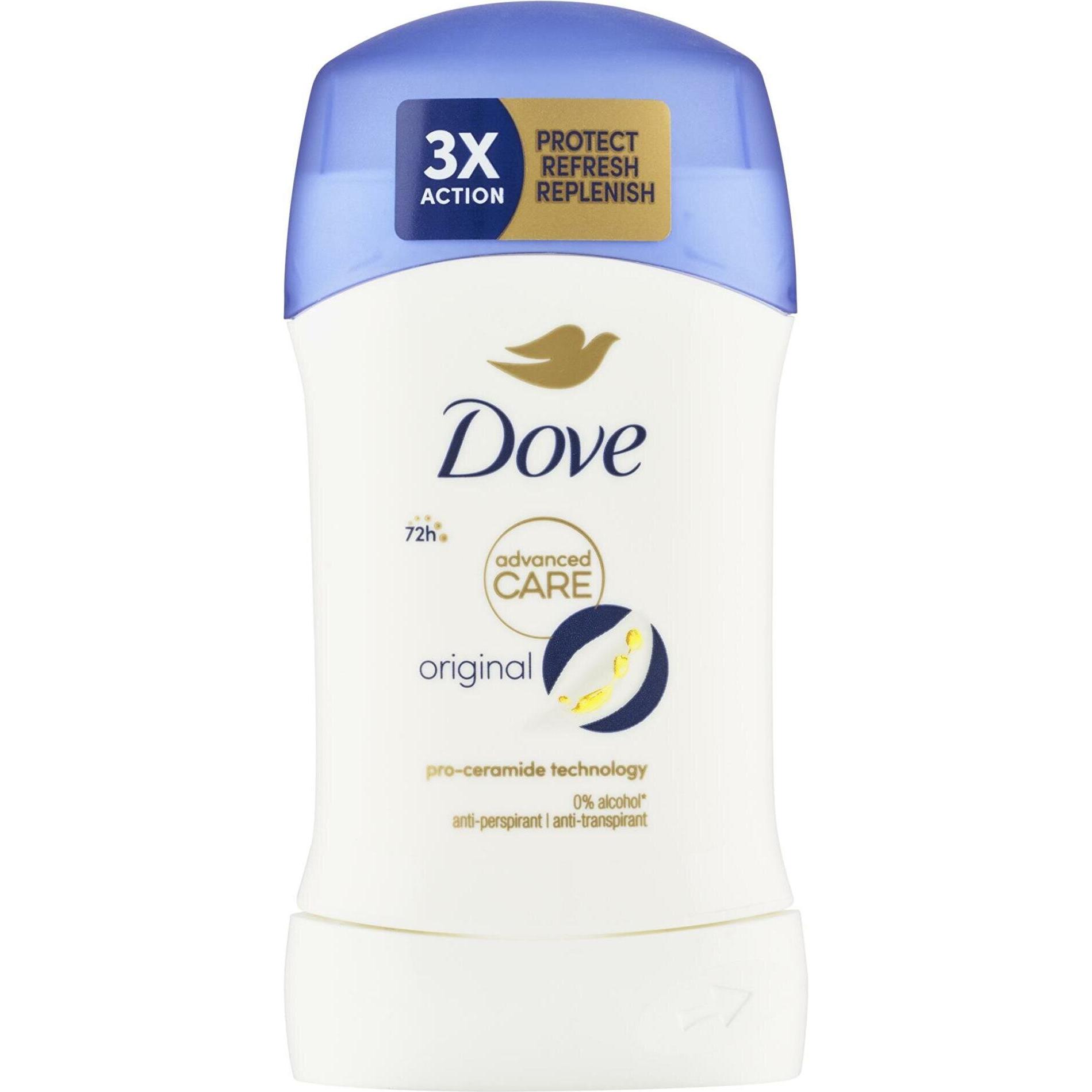 Dove , Deo, Solid Antiperspirant Advanced Care Original 50 Ml (Stick)