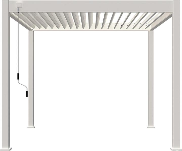 Actual product image Ventaris Pergola Classic with louvre roof white (300 cm, 300 cm)