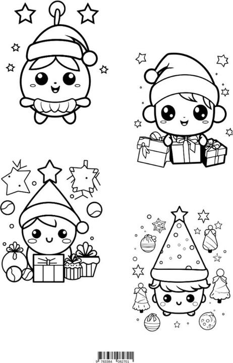 Produktbild Bunte Kawaii-Weihnachten