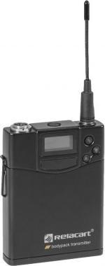 Actual product image Relacart UT-222 bodypack with HM-600S headset