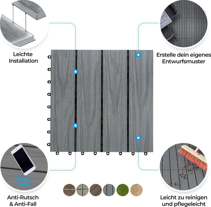 Image du produit Karat Gris classique (30 x 30 cm)