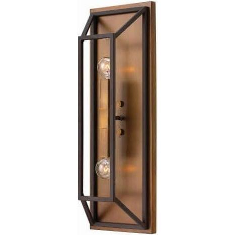 Elstead Lighting, Wandleuchte + Deckenleuchte, Fu Lighton Wandleuchte E14 2-fach Bronze (E14)
