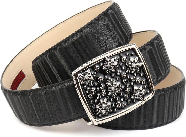 Actual product image Anthoni Crown Leather Belt (100)