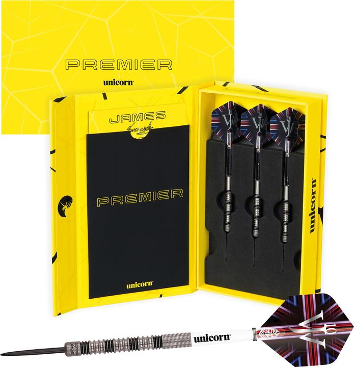 Unicorn Premier 2022 James Wade freccette in acciaio (24 g)