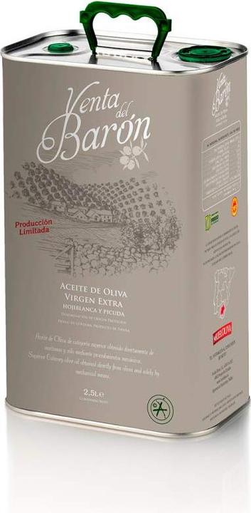 Venta del Barón Huile d'olive extra vierge - bidon de 2,5 L (2500 ml)