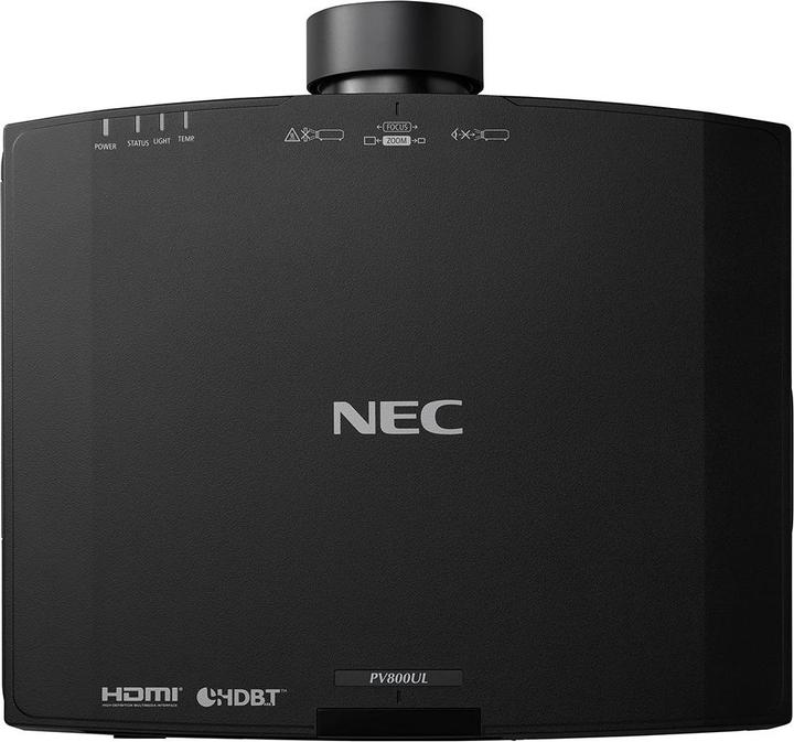 Actual product image NEC Laser Projector PV800UL-B black (WUXGA, 8000 lm, 0.69 - 0.76:1)