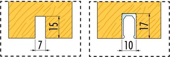 Image du produit Eclisse Profilé de guidage de porte