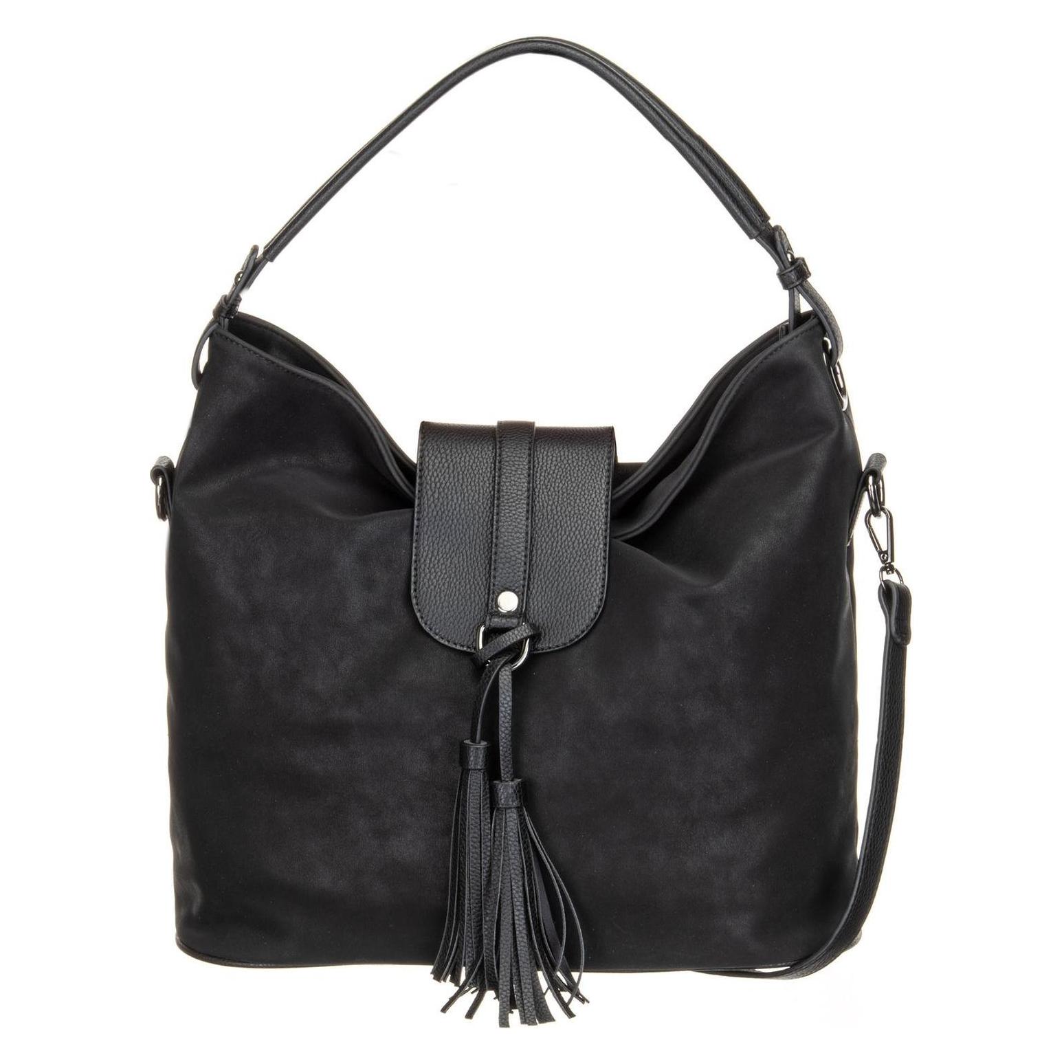 Betty Barclay, Damen, Handtasche, Hobo Bag, Schwarz