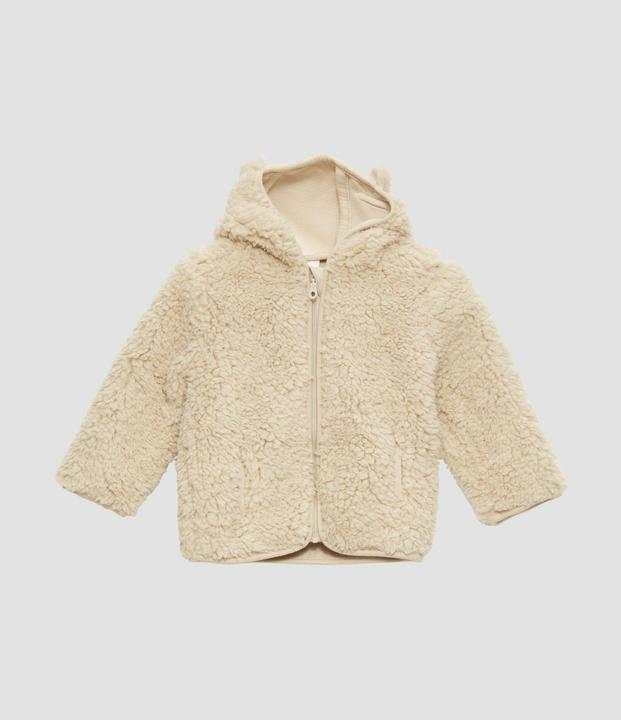 Actual product image S.Oliver Sweatshirt Jacke Teddyplüsch-Jacke mit Öhrchen (56)
