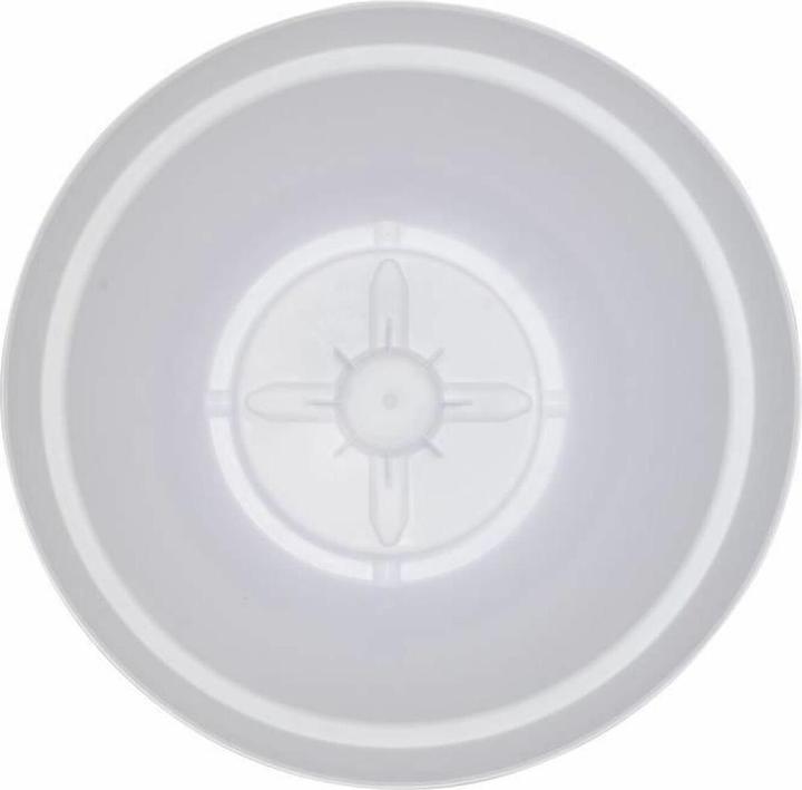 Actual product image Riviera Flower pot white plastic chequered Ø 50 cm (50 x 50 cm)