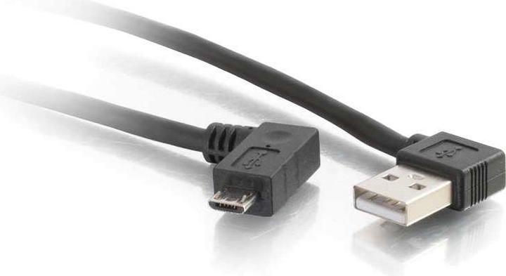 Immagine prodotto C2G Da USB 2.0 A ad angolo retto a Micro-USB B (2 m, USB 2.0)