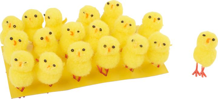 VBS Chenille Küken "Höhe 4 cm", 18 Stück (18 x)