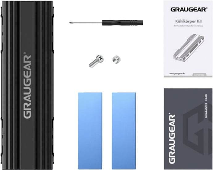 Immagine prodotto Graugear Dissipatore di calore per SSD M.2 NVMe per l'espansione della memoria della PlayStation 5