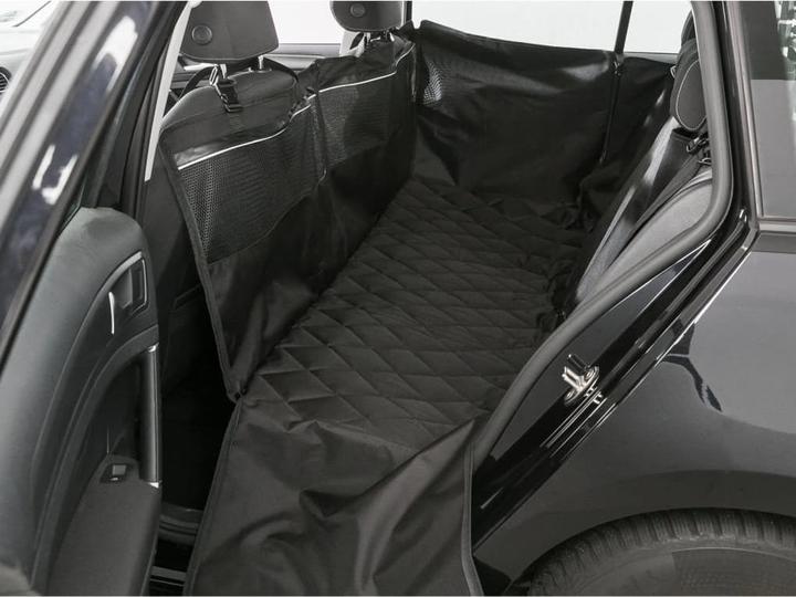 Actual product image Trixie Car Protection Blanket With Side Panels, 1.55 x 1.30 m, black (Dog, Washable)