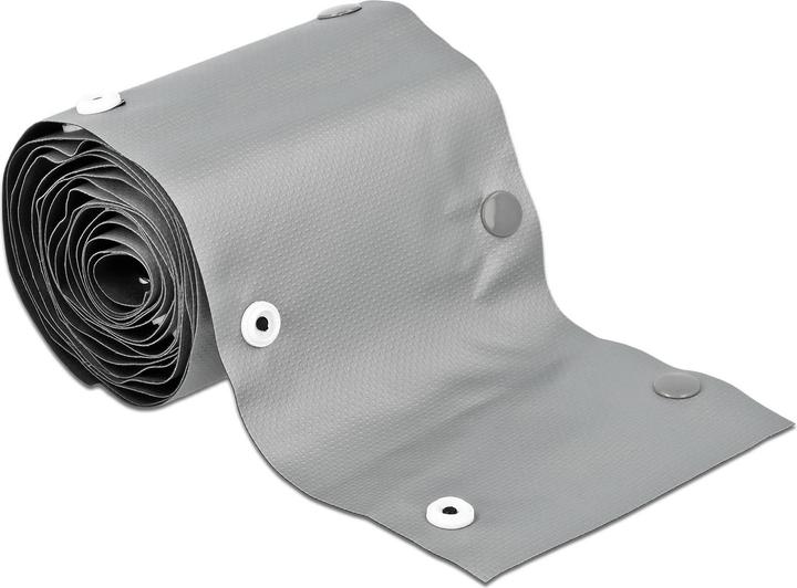 Produktbild Delock Kabelschlauch 2 m x 20 mm, Knopfverschluss Grau (Kabelschlauch, 200 cm)