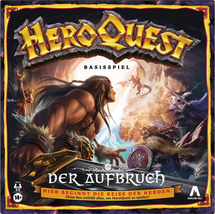 Produktbild Hasbro HeroQuest Brettspiel Der Aufbruch *Deutsche Version* (Deutsch, 2 - 5 Spieler)