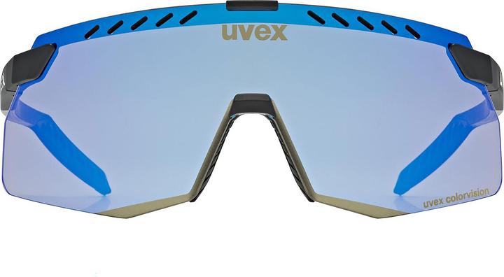 Actual product image Uvex pace stage S CV (black matt (blue), Mirror Blue)