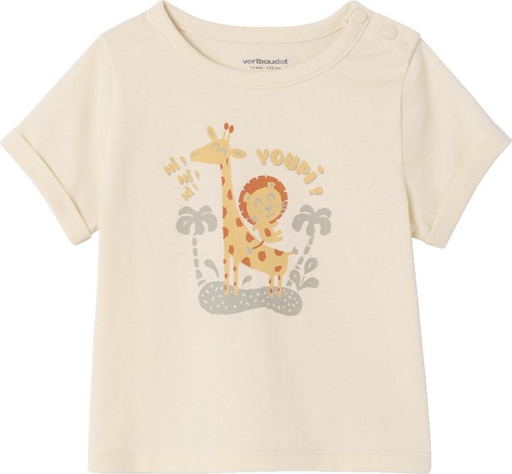 Actual product image Vertbaudet Bio-Kollektion: Baby-Set aus bedrucktem T-Shirt & Shorts (62)