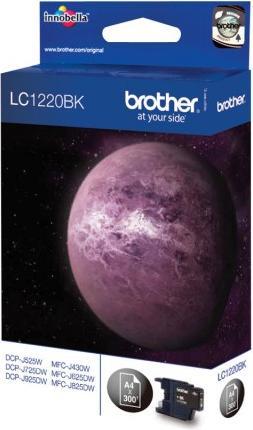 Produktbild Brother LC1220BKBP - Schwarz - Original - Blisterverpackung (BK)