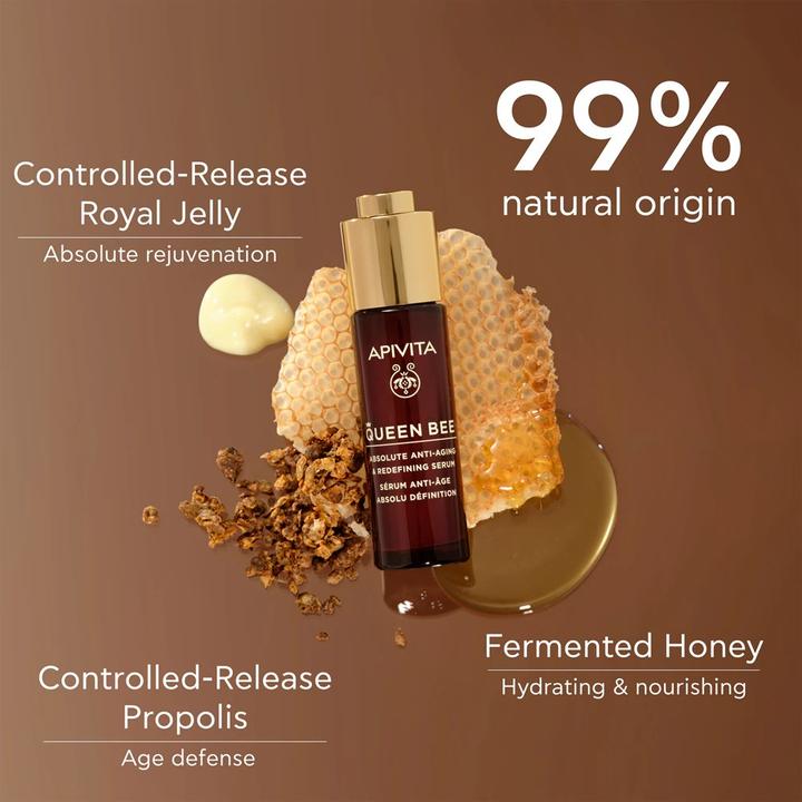 Actual product image Apivita Queen Bee Anti-Ageing Serum 30ml (30 ml, After Sun Gel)