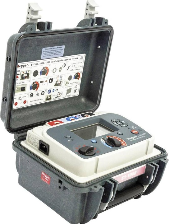 Actual product image Megger S1-1068 DC insulation measuring device 250 V, 500 V, 1000 V, 2500 V, 5000 V