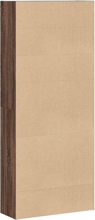 Actual product image VidaXL Bücherregal Bücherschrank Standregal Raumteiler Braun Eichen-Optik (80 x 30 x 189 cm)