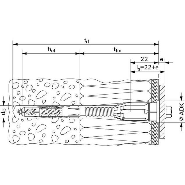 Thumbnail - Fischer, Dübel, TherMax 10/200 M8 (20 Stk.)