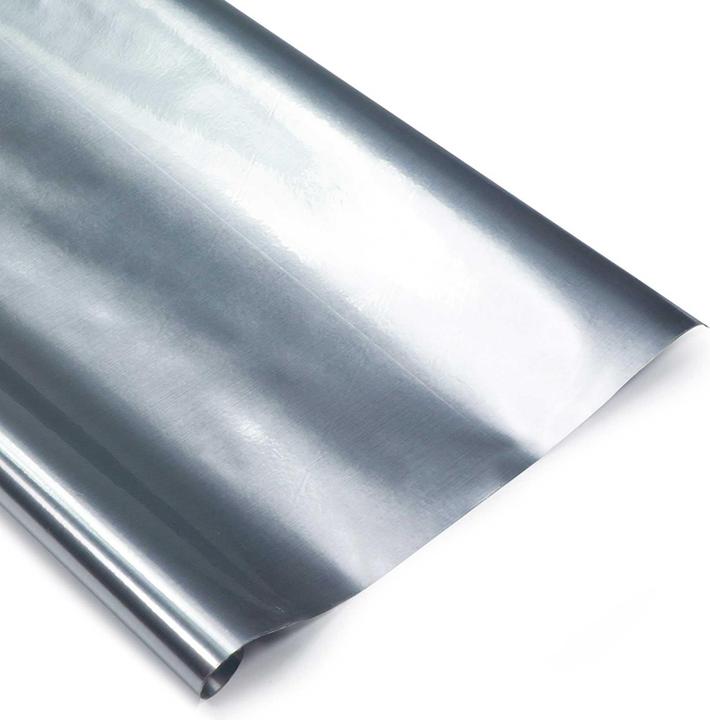 Planet-Hobby Bügelfolie Metallic Silber 10 Meter