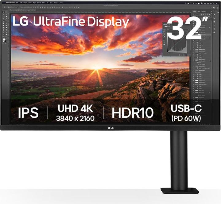 Image du produit LG UltraFine 32UN880K-B (3840 x 2160 pixels, 31.50")